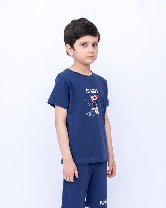 Boys Printed Co-ords Set – Ocean Cavern