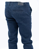 Men Chino Denim Jeans - Dark Blue