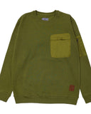 Men Regular Fit Sweatshirt – Olive Green - Harwage