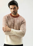 Men Tie-Dye Rabbit Wool Jersey – Beige - Harwage
