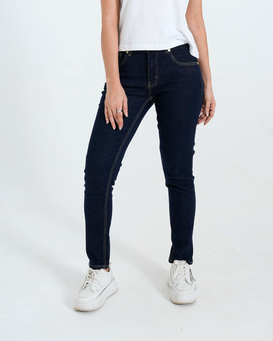Women Slim Fit Denim Jeans – Navy Blue