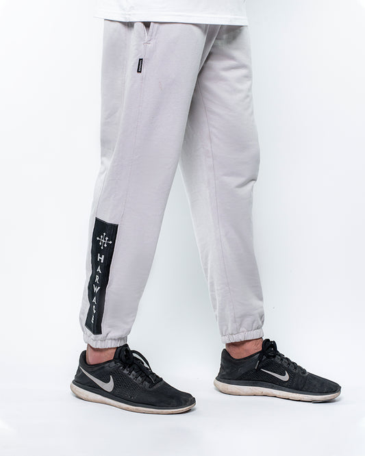 Men Trouser with Contrast Trims - Quite Grey