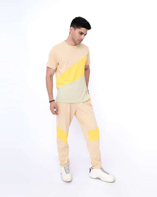 Two Piece Set Cut & Sew - Almond Buff
