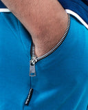 Jogger With Side Zips - Ink Blue