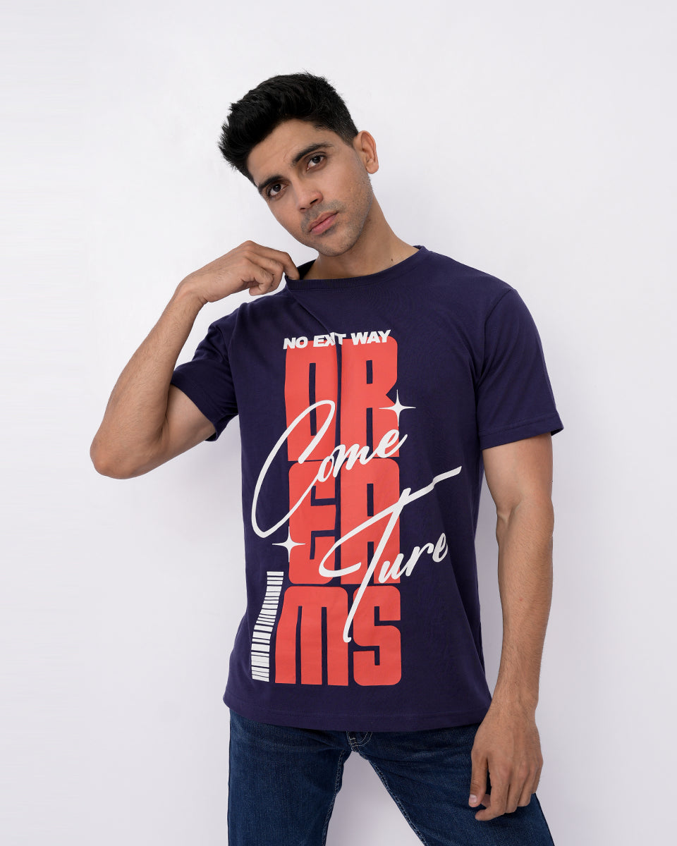 Men’s Basic Graphic T-Shirt – Ocean Cavern