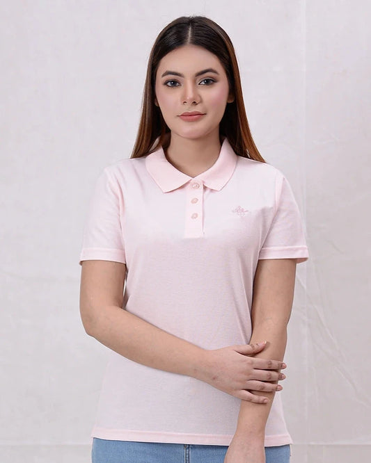 Women Basic Premium Polo Shirt - Tender Touch - Harwage